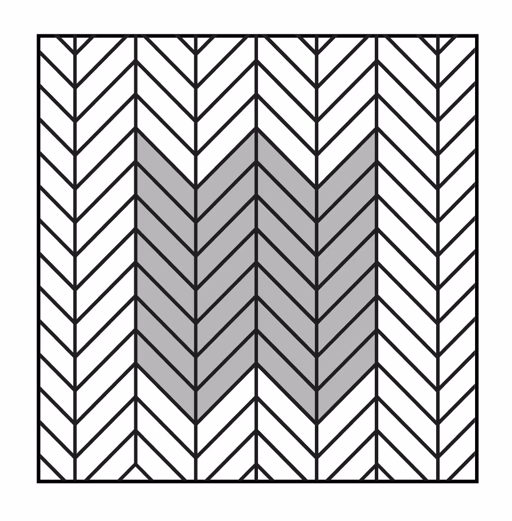 Legpatronen tegels chevron